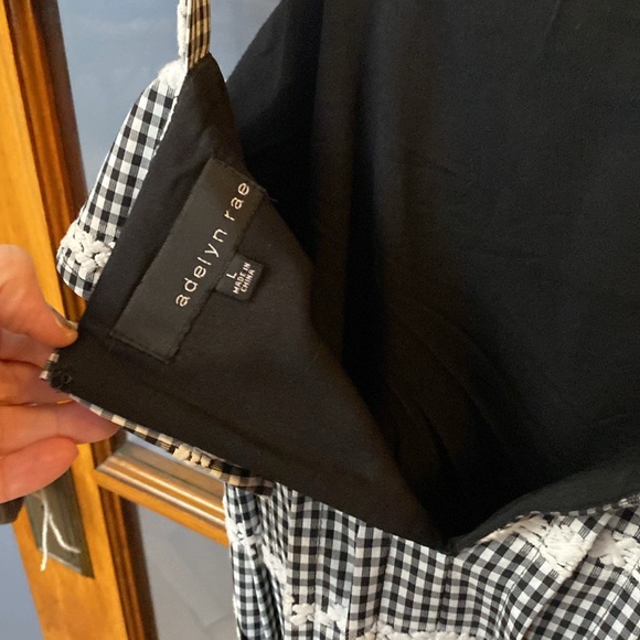 SOLD - Adalyn Rae Gingham Ruffle High-Low Dress - Picture 7 of 10